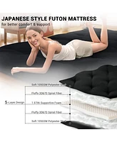 gaomon Japanese Floor Mattress Full, Portable Futon Thicken Sleeping Mattress, for Camping & Guest Room