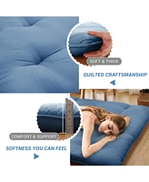 gaomon Japanese Floor Mattress Twin, Portable Futon Thicken Sleeping Mattress, for Camping & Guest Room