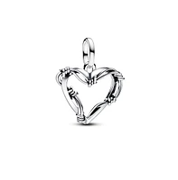 Pandora Barbed Wire Heart Medallion Charm