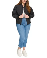 Levi's Trendy Plus Lightweight Zip-Front Bomber Jacket