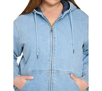 Levi's Plus Quilted Lined Zip-Front Bomber Jacket