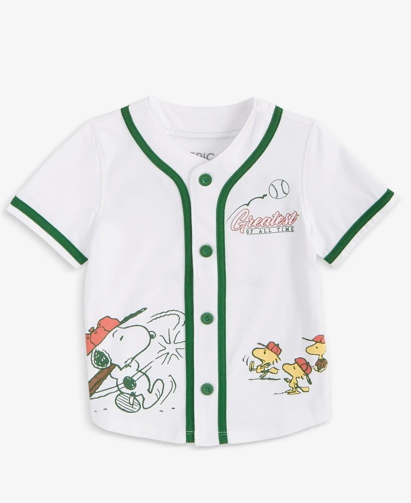 Epic Threads Toddler Boys Peanuts Graphic Short-Sleeve Baseball T-Shirt, Exclusively at Macy's