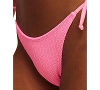 Cotton On Women's Crinkled Side-Tie Brazilian Bikini Bottoms