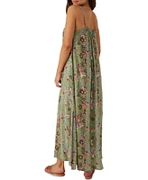 O'Neill Juniors' Danyka Side-Slit Sleeveless Maxi Dress