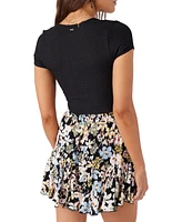 O'Neill Juniors' Bennie Camden Floral Print Shorts
