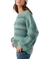 O'Neill Juniors' Bayou Oversized Drop-Shoulder Sweater