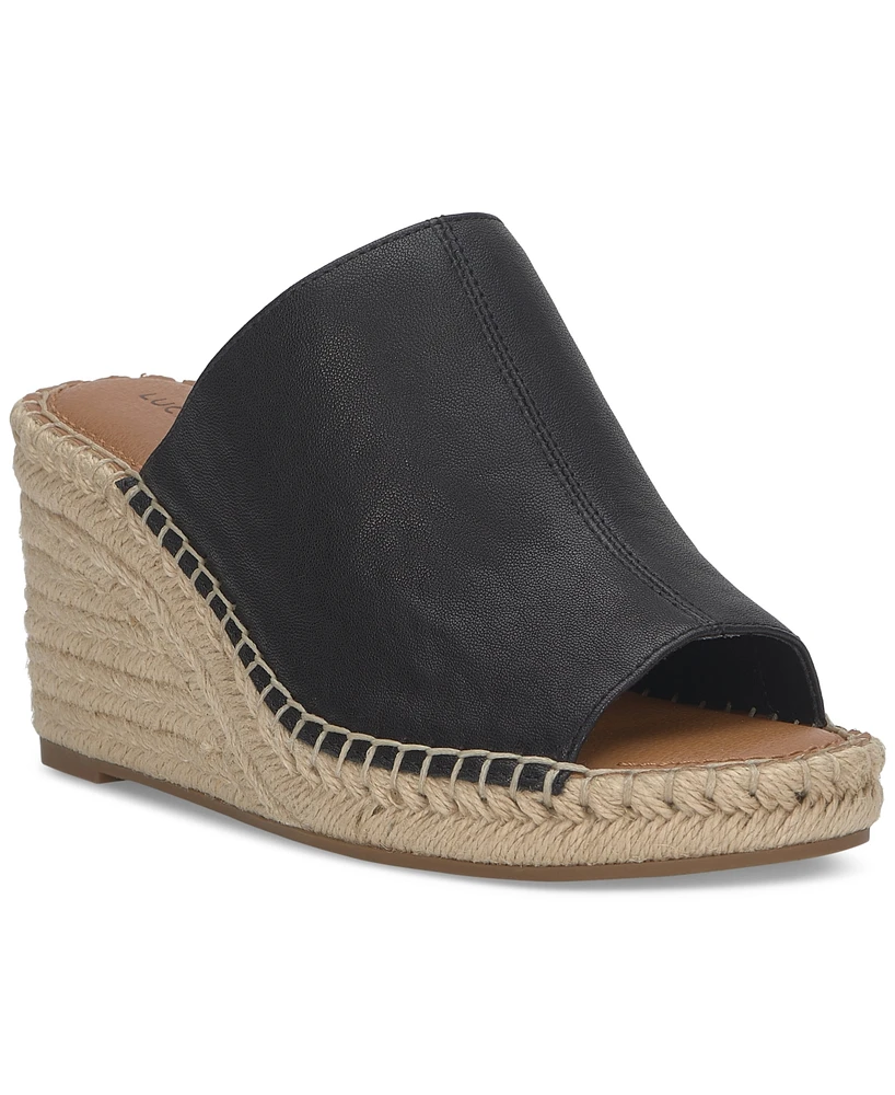 Lucky Brand Women's Cabriah Platform Wedge Sandals