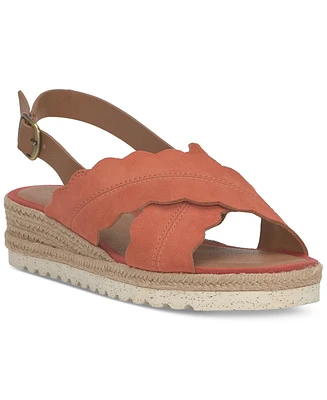 Lucky Brand Women's Tonita Crossband Espadrille Wedge Sandals