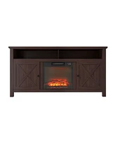 Boyel Living Tv Stand Fits TVs up to inches with Electric Fireplace