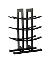 Slickblue 12-Bottle Wine Rack in Mdf with Stylish Finish for Home Storage