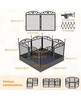 Bingopaw Pet Indoor Playpen Crate with Waterproof Heavy Duty Puppy Outdoor Exercise Play Pen