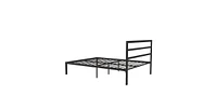 Slickblue Metal Platform Bed Frame with Headboard Included