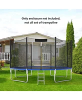 Gouun 8 Feet Trampoline Safety Replacement Protection Enclosure Net