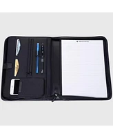 Alpine Swiss Nylon Zippered Writing Pad Business Portfolio Organizer Padfolio