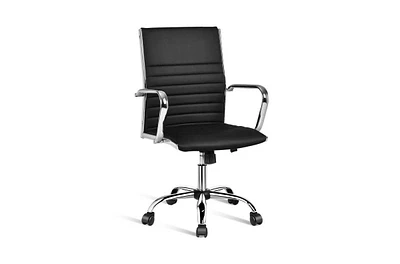 Slickblue High Back Modern Classic Office Chair with Armrests