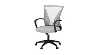 Slickblue Modern Mid-Back Ergonomic Mesh Office Desk Chair with Armrests and Wheels for Comfortable Seating