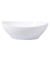 Slickblue Contemporary Oval Round Vessel Bathroom Sink for Modern Vanities