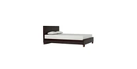 Slickblue Faux Leather Upholstered Platform Bed Frame with Headboard