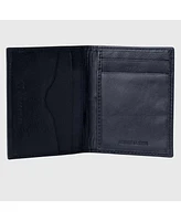 Alpine Swiss Men's Rfid Blocking Slim Business Card Case Leather Front Pocket Wallet