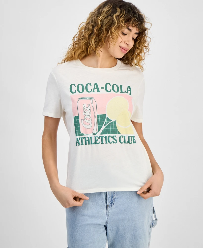 Love Tribe Juniors' Coca Cola Graphic Print T-Shirt