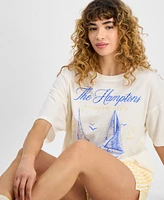 Love Tribe Juniors' Hamptons Graphic Print T-Shirt