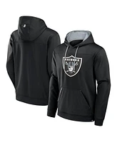 Fanatics Men's Black Las Vegas Raiders Defender Pullover Hoodie