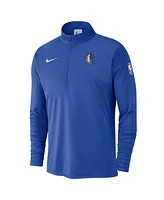 Nike Men's Blue Dallas Mavericks 2024/25 Courtside Performance Half-Zip Top