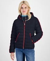 Tommy Hilfiger Women's Hooded Zip-Front Puffer Jacket
