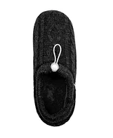 Heat Holders Women's Ava Cable Knit Drawstring Slippers