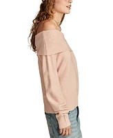 Lucky Brand Women's Off-The-Shoulder Long-Sleeve Sweater