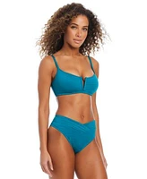 Bar Iii Womens Pucker Up V Wire Bikini Top V Waist Bottoms Exclusively At Macys