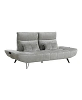 Homelegance 91" White Label Power Adjustable Viggo Sofa