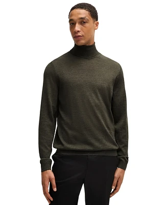 Boss by Hugo Men's Slim-Fit Rollneck Wool Sweater