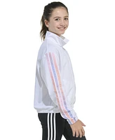 adidas Big Girls Long-Sleeve 3-Stripe Printed Track Jacket