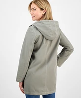 Style & Co Petite Button-Front Utility Jacket, Exclusively at Macy's