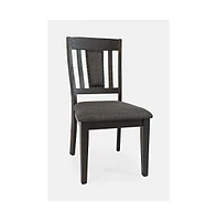 Jofran American Rustics Upholstered Slatback Chair (Set of 2)