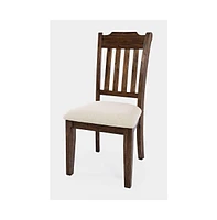 Jofran Bakersfield Mission Style Slatback Solid Acacia Dining Chair (Set of 2)