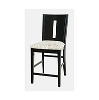 Jofran Urban Icon Contemporary Slotback Upholstered Counter Stool (Set of 2