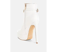 London Rag Narok Metallic Chain Detail Boots