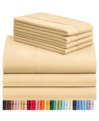 6PC Silky Soft Cooling Deep Pocket Performance Sheet Set