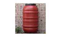 Slickblue Plastic 55-Gallon Rain Barrel with Spigot for Water Conservation and Garden Use