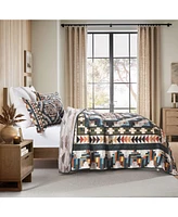 MarCielo Southwestern Geometry Lightweight Quilt Bedspread Set King