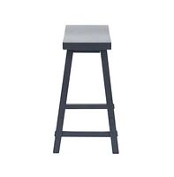 Liberty Furniture 24 Inch Sawhorse Counter Stool- Navy