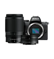 Nikon Z50 Ii Black Mirrorless Camera Two Lens Kit with Cmos Image Sensor