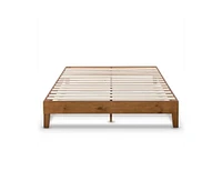 Slickblue Mid-Century Modern Solid Wood Platform Bed Frame