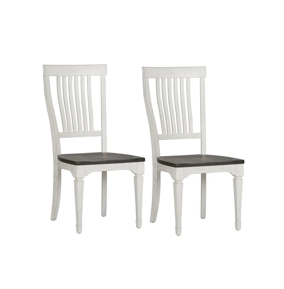 Liberty Furniture Slat Back Side Chair (Rta)-Set of 2