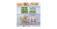 Sorbus Pack Medium Stackable Clear Storage Bins with Handles- for Kitchen Pantry
