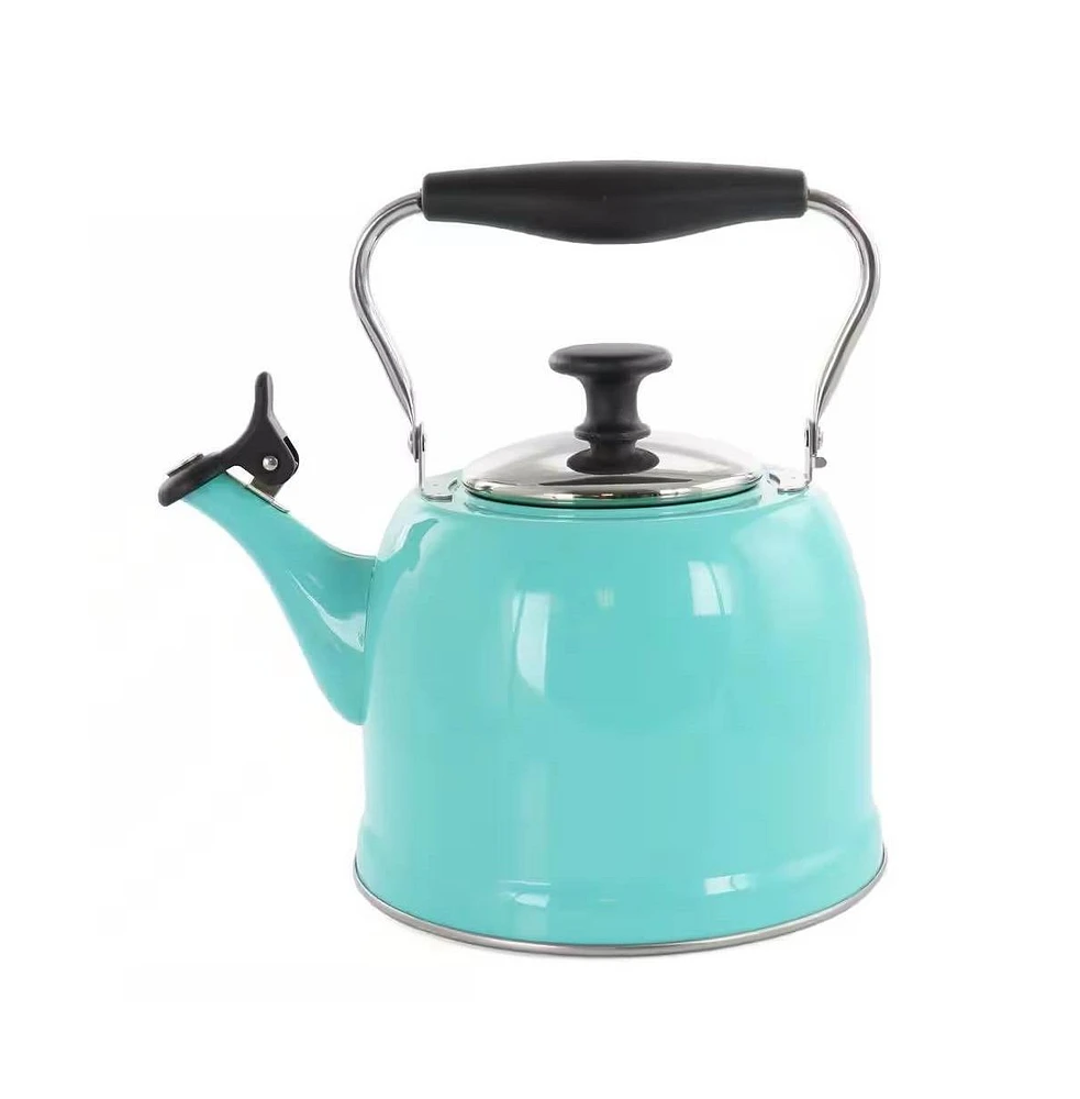 Slickblue 2.2 Quart Whistling Teapot Kettle - Classic Stainless Steel Design