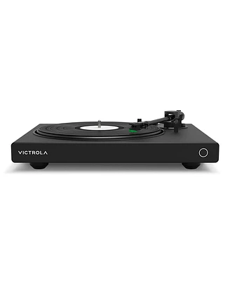 Victrola Hi-Res Onyx Bluetooth Turntable with aptX Adaptive Audio and Audio Technica At-VM95E Cartridge