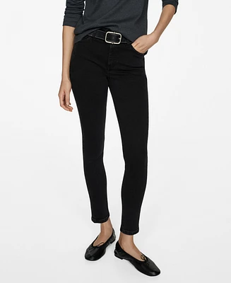 Mango Women's Newisa Medium-Rise Skinny Jeans